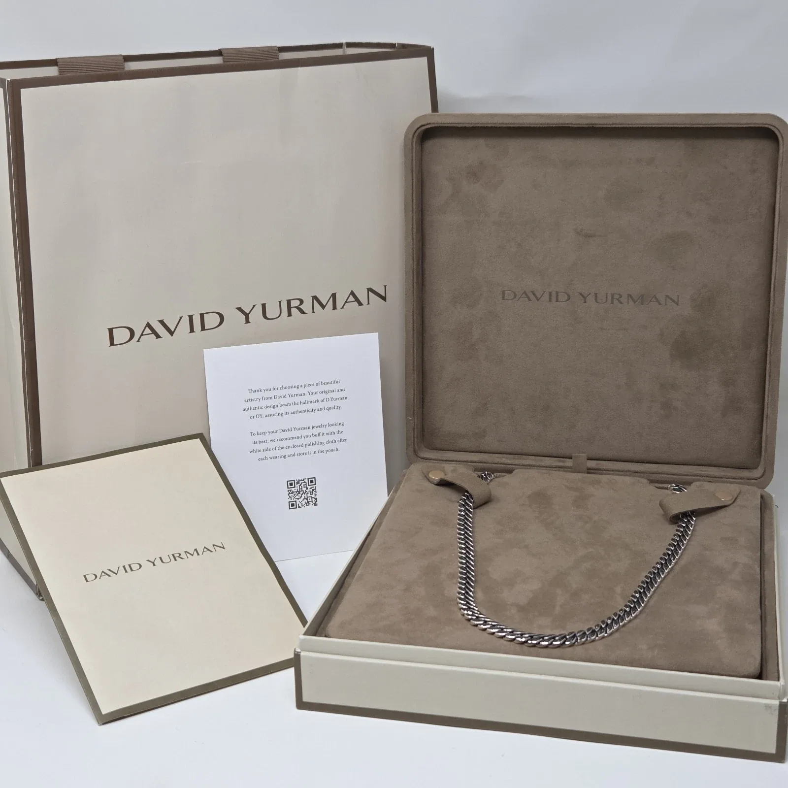 David Yurman sterling silver bracelet