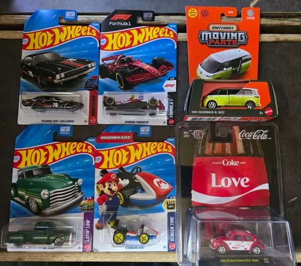 Hot Wheels cars