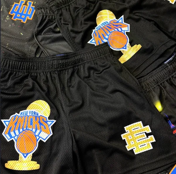 Eric Emanuel x Knicks shorts at East Village Buyers