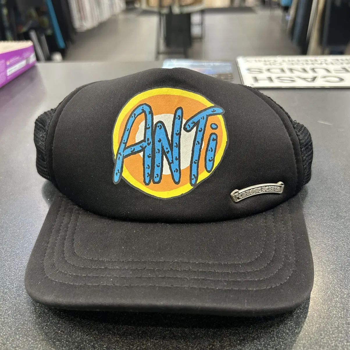 Black ANTi trucker hat with Matty Boy style logo