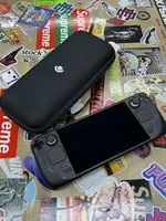 Valve Steam Deck handheld gaming PC with its carrying case